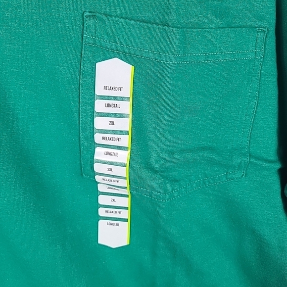 NEW Duluth Trading Co. Men's T-Shirt Size 2XL Green Longtail Tee - Picture 2 of 5